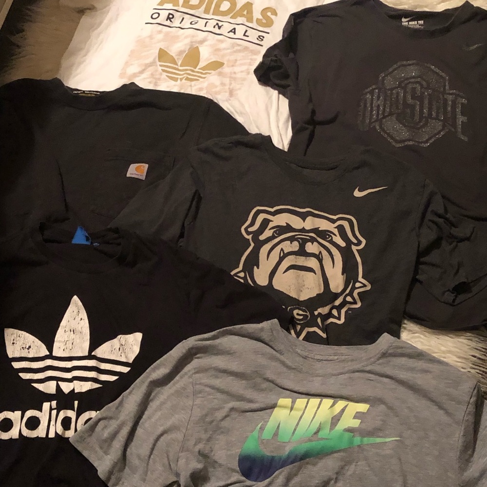 Men’s adidas Nike shirt bundle